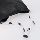 PRADA Tote Bag Nylon Leather 3 Set Beige Black Auth bs30533-12