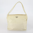 PRADA Tote Bag Nylon Leather 3 Set Beige Black Auth bs30533-16