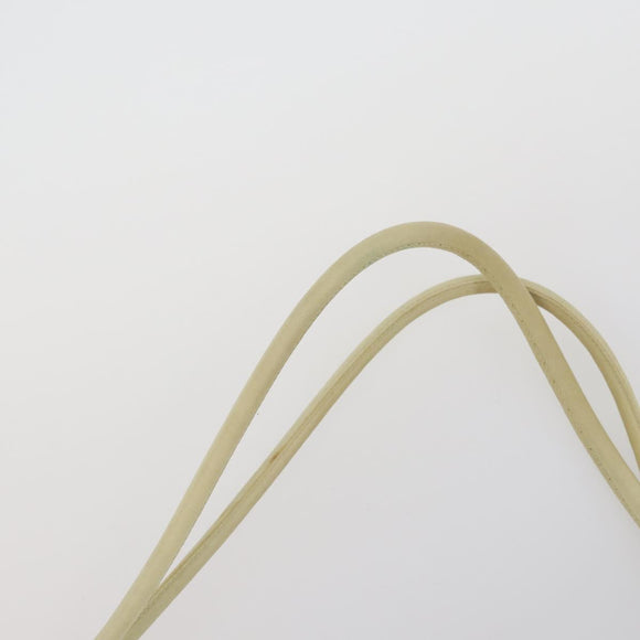 PRADA Tote Bag Nylon Leather 3 Set Beige Black Auth bs30533