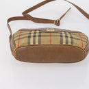 Burberrys Burberry Nova Check Bag Canvas Leather 5 Set Beige Black Auth bs30534-26