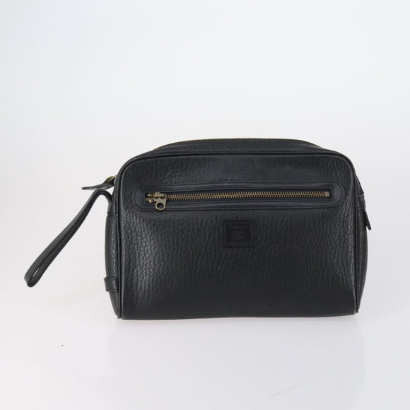 Burberrys Burberry Nova Check Bag Canvas Leather 5 Set Beige Black Auth bs30534