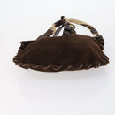 BOTTEGA VENETA Shoulder Bag Suede Nylon PVC 4 Set Beige Black Green Auth bs30535-12