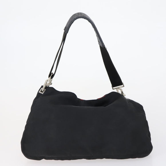 BOTTEGA VENETA Shoulder Bag Suede Nylon PVC 4 Set Beige Black Green Auth bs30535