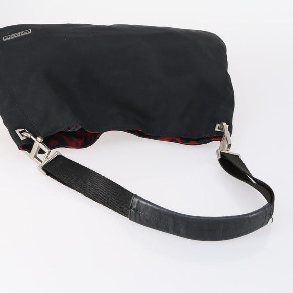 BOTTEGA VENETA Shoulder Bag Suede Nylon PVC 4 Set Beige Black Green Auth bs30535