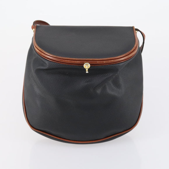 BOTTEGA VENETA Shoulder Bag Suede Nylon PVC 4 Set Beige Black Green Auth bs30535