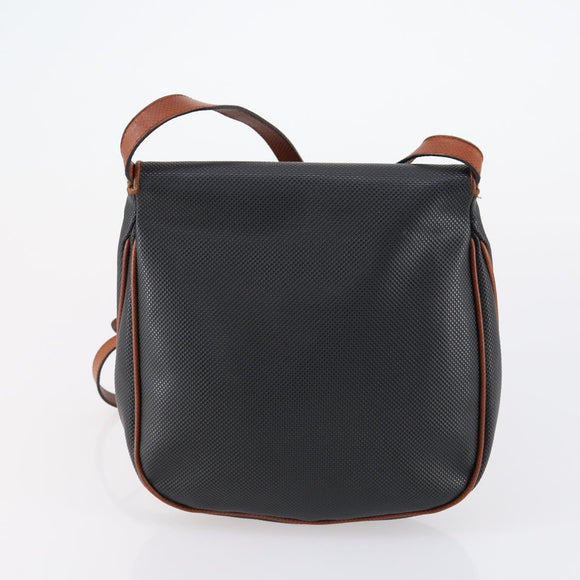 BOTTEGA VENETA Shoulder Bag Suede Nylon PVC 4 Set Beige Black Green Auth bs30535