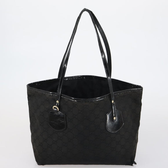 GUCCI Hand Bag Canvas nylon 4 Set Beige Black Green Auth bs30536