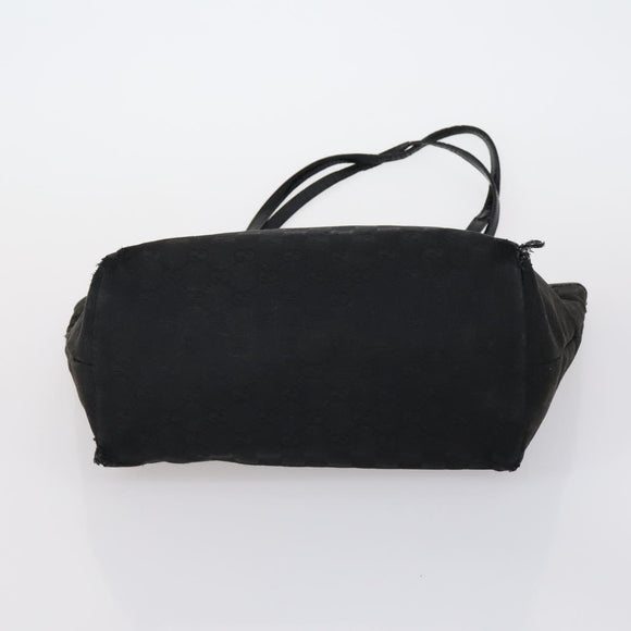 GUCCI Hand Bag Canvas nylon 4 Set Beige Black Green Auth bs30536