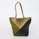 GUCCI Hand Bag Canvas nylon 4 Set Beige Black Green Auth bs30536-22