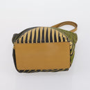 GUCCI Hand Bag Canvas nylon 4 Set Beige Black Green Auth bs30536-25