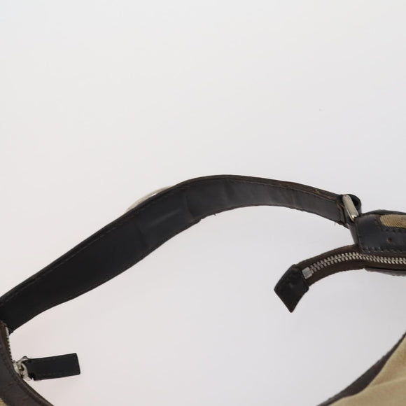 GUCCI Hand Bag Canvas nylon 4 Set Beige Black Green Auth bs30536