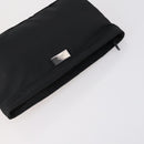 GUCCI Bamboo Hand Bag Nylon Leather 4 Set Black White Auth bs30537-10