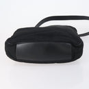 GUCCI Bamboo Hand Bag Nylon Leather 4 Set Black White Auth bs30537-6