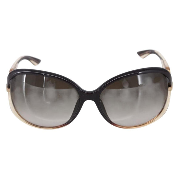 Christian Dior Sunglasses plastic Brown Auth bs30538