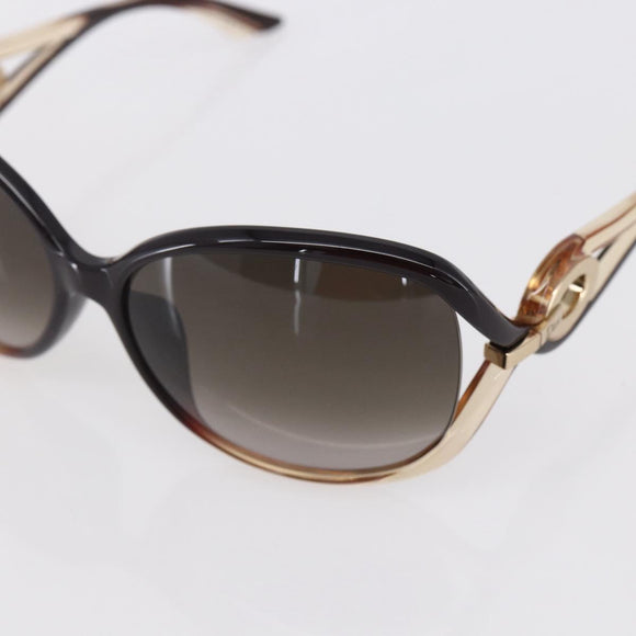 Christian Dior Sunglasses plastic Brown Auth bs30538
