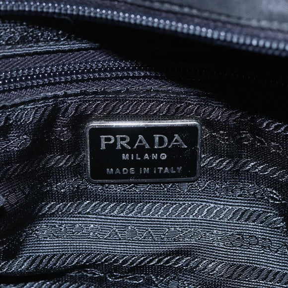 PRADA Hand Bag Nylon Black Auth bs30539
