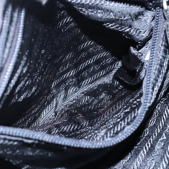 PRADA Hand Bag Nylon Black Auth bs30539