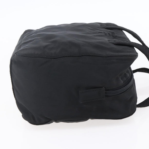 PRADA Hand Bag Nylon Black Auth bs30539