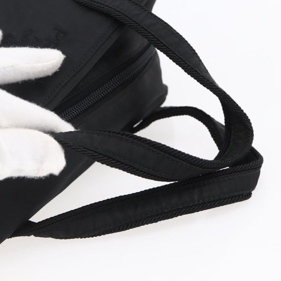 PRADA Hand Bag Nylon Black Auth bs30539