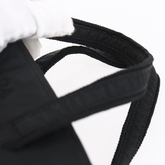 PRADA Hand Bag Nylon Black Auth bs30539