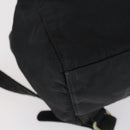 PRADA Backpack Nylon Black Silver Auth bs30542-17
