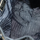 PRADA Backpack Nylon Black Silver Auth bs30542-11