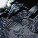 PRADA Backpack Nylon Black Silver Auth bs30542-23