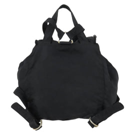 PRADA Backpack Nylon Black Silver Auth bs30542 - 0