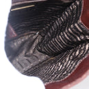 PRADA Chain Hand Bag Leather Brown Auth bs30545-18