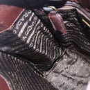 PRADA Chain Hand Bag Leather Brown Auth bs30545-19