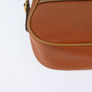 BALENCIAGA Shoulder Bag Leather Orange Gold Auth bs30546-15