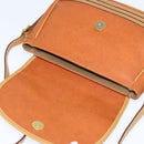 BALENCIAGA Shoulder Bag Leather Orange Gold Auth bs30546-10