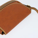 BALENCIAGA Shoulder Bag Leather Orange Gold Auth bs30546-6