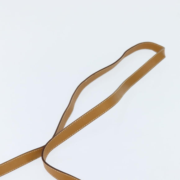 BALENCIAGA Shoulder Bag Leather Orange Gold Auth bs30546