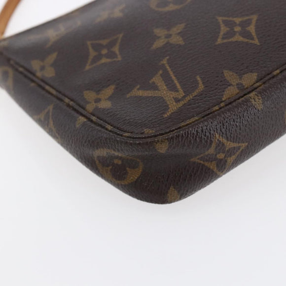 LOUIS VUITTON Monogram Pochette Accessoires Pouch M51980 LV Auth bs30548