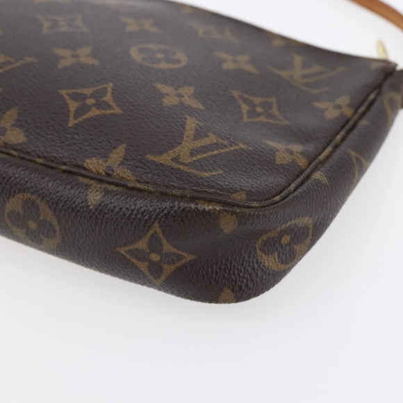 LOUIS VUITTON Monogram Pochette Accessoires Pouch M51980 LV Auth bs30548