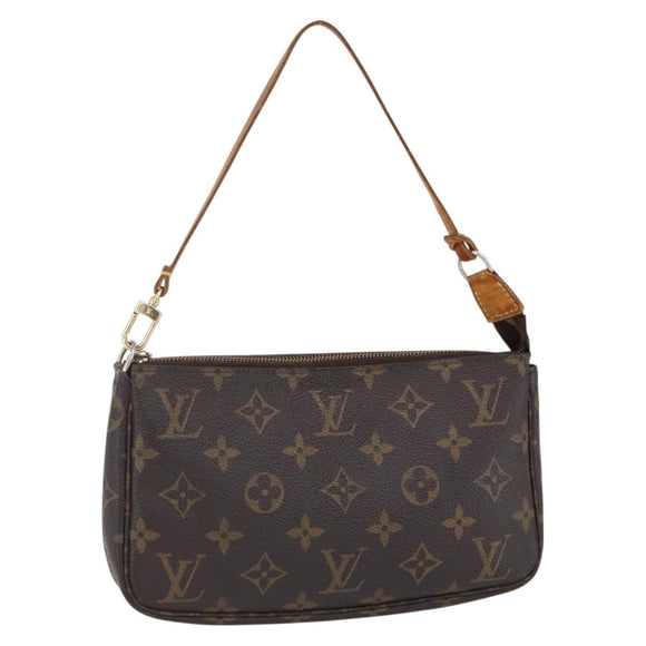 LOUIS VUITTON Monogram Pochette Accessoires Pouch M51980 LV Auth bs30548