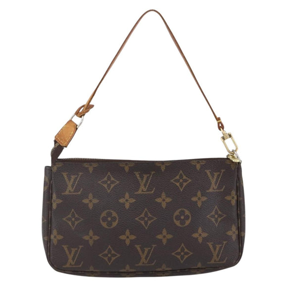 LOUIS VUITTON Monogram Pochette Accessoires Pouch M51980 LV Auth bs30548