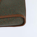 SAINT LAURENT Shoulder Bag PVC Leather Brown Gold Auth bs30550-15