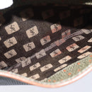 SAINT LAURENT Schoudertas PVC Leer Bruin Goud Auth bs30550-12