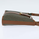 SAINT LAURENT Shoulder Bag PVC Leather Brown Gold Auth bs30550-4