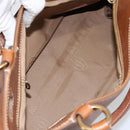 CARTIER Must Line Hand Bag Leather Brown Gold Auth bs30553-17