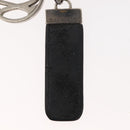 LOUIS VUITTON Taiga Porte Cles LV Club Key Ring Ardoise M65046 LV Auth bs30555-3