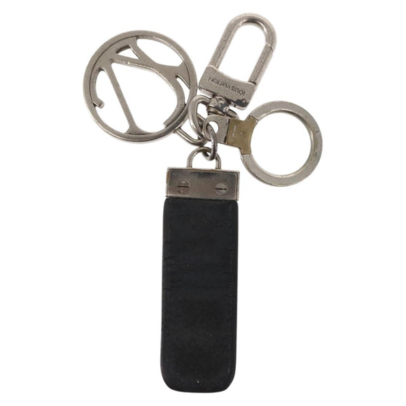 LOUIS VUITTON Taiga Porte Cles LV Club Key Ring Ardoise M65046 LV Auth bs30555