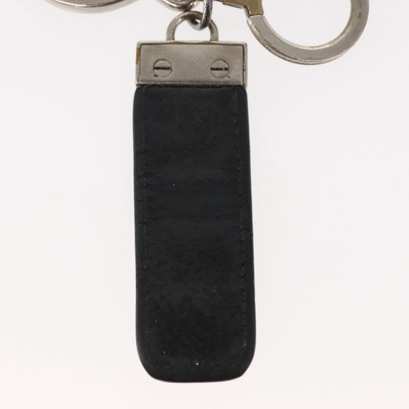 LOUIS VUITTON Taiga Porte Cles LV Club Key Ring Ardoise M65046 LV Auth bs30555