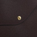 LOUIS VUITTON Taiga Document case Pouch Acajou M99087 LV Auth bs30556-17