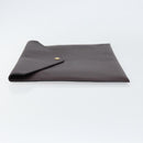 LOUIS VUITTON Taiga Document case Pouch Acajou M99087 LV Auth bs30556-4