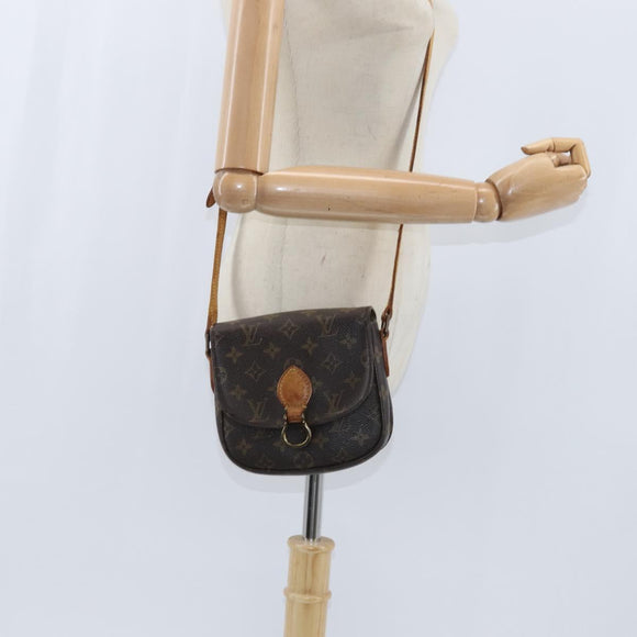 LOUIS VUITTON Monogram Saint Cloud PM Shoulder Bag M51244 LV Auth bs30557