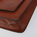 LOUIS VUITTON Epi Monceau 28 Hand Bag Brown M52123 LV Auth bs30558-8