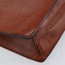 LOUIS VUITTON Epi Monceau 28 Hand Bag Brown M52123 LV Auth bs30558-17